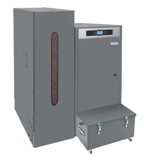 kotel s vynášením popela