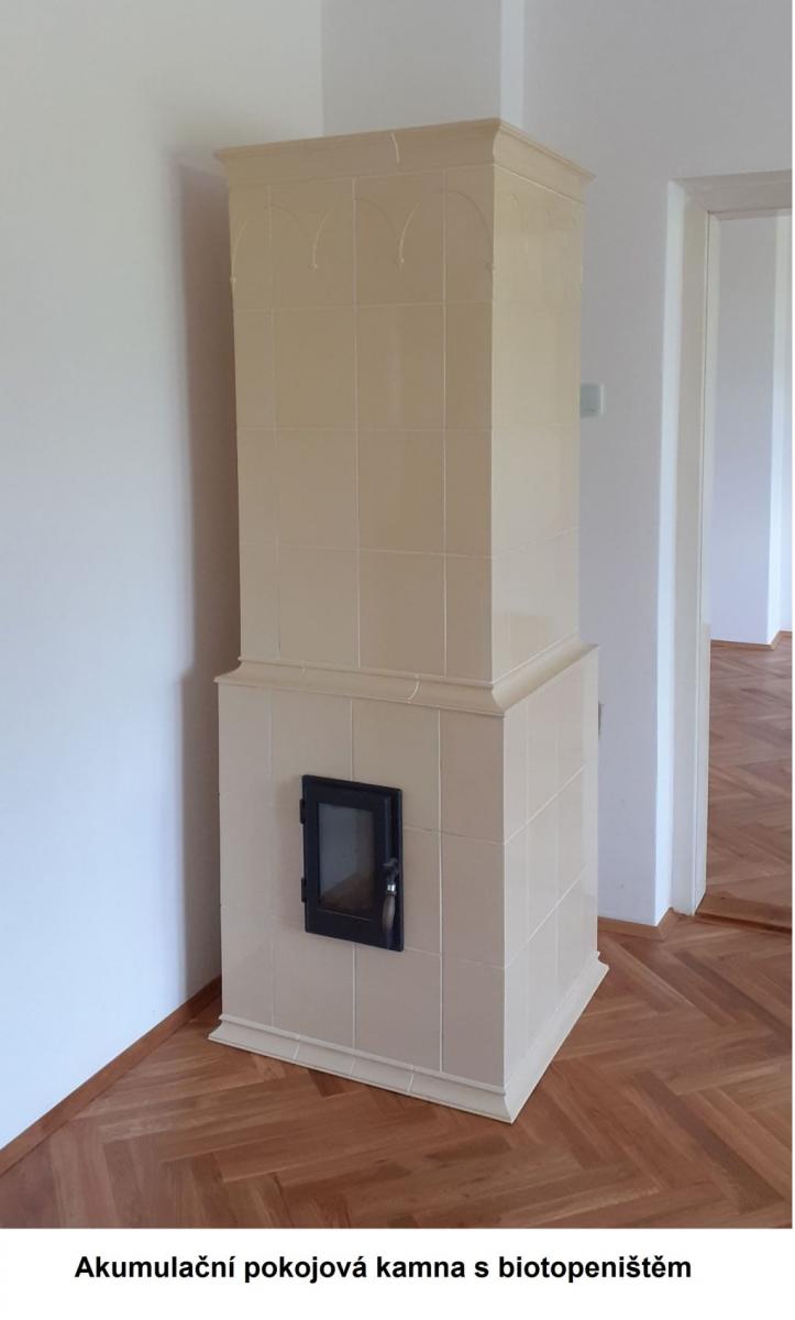Pokojová kamna +biotopeniště Pokojová kamna s biotopeništěm