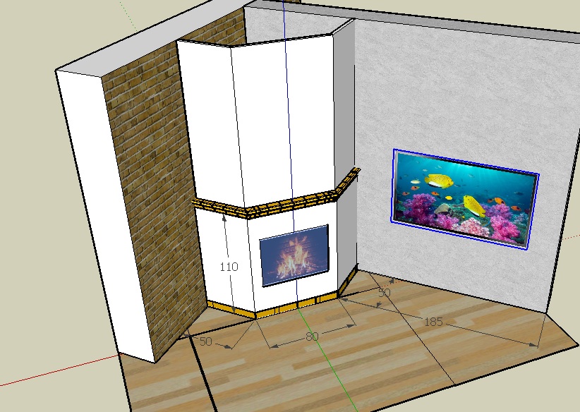 Návrh krbu - obrázek