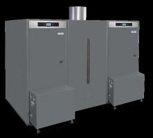 Kaskádová kotelna Kotle na pelety v kaskádě