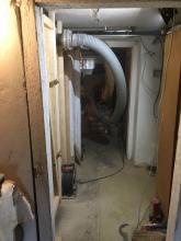 Zaústění přepravní hadice do sila